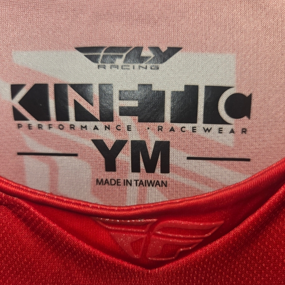 Fly Racing Kids Red Jersey - Picture 3 of 3
